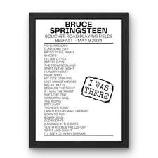 Bruce Springsteen Belfast May 9 2024 Replica Setlist - I Was There picture