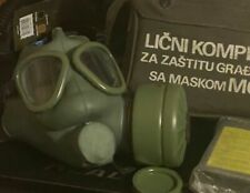 YUGOSLAVIAN / SERBIAN M-1 GAS MASK SET W/ CARRY BAG AND 60MM FILTER. BRAND NEW   picture