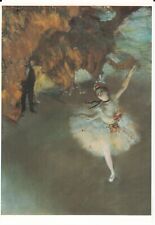 Art Postcard Edgar Degas Dancer on Stage L'Etoile Danseuse Museum d`Orsay Paris picture