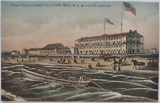 Vintage Postcard Atlantic Hotel Beach Front Cape May New Jersey picture