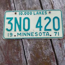 1971 Minnesota License Plate - 