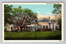 Natchez MS-Mississippi, Montelgne, Antique, Vintage c1944 Souvenir Postcard picture