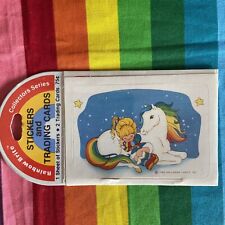 Vintage 1983 Rainbow Brite Hallmark Collectors Stickers & Trading Cards SEALED picture