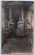 Windom Minnesota MN Postcard RPPC Photo Old Woman In Front Of The House c1910's picture