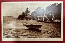 A Paradise For Water Sports Muskoka Canada Postcard picture