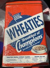 Vintage Wheaties Breakfast Of Champions 1993 Tin Cereal Can Collectible Empty  picture