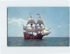 Postcard Mayflower II, Plimoth Plantation Eel River Site, Plymouth, MA picture