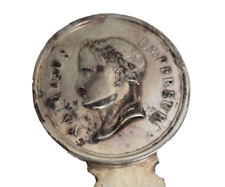 1970's VIntage Christofle Silver Letter Opener Medallion Napoleon Empereur 5 oz picture