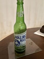 Vintage Rolling Rock 12 Oz Copyright 1939 (EMPTY) Painted Label Beer Bottle picture