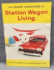 1959 Ford Newest Adventures in Station Wagon Living Booklet Magazine Car Camping picture