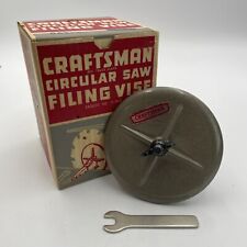 Vintage Craftsman Circular Saw Filing Vise 9-3531 3531 In Original Box picture