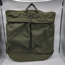 US Military Flyers Helmet Bag Army Green Nylon Padded Canvas Handles Unbranded picture