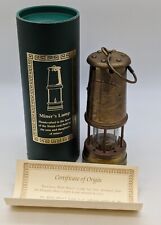 Vtg British Coal Mining Company Aberaman Colliery Reproduction Brass Miners Lamp picture