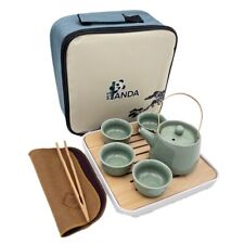 Chinese Tea Set with Tray Travel Case picture