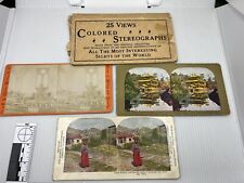 Vintage Vivid Color Stereograph Photos picture