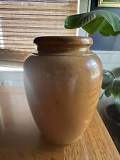 Myrtle Wood Vintage Hand Turned Vase Oregon picture