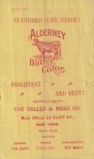 Vtg Early 1900s Alderney Butter Color Advertising Brochure Pamphlet picture