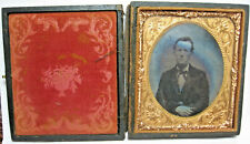 Encased Tintype of or by Adams, N.Y. Photographer Dated 1867 picture