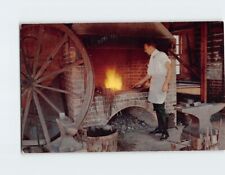 Postcard Blacksmith Shop Scene Deane Forge Williamsburg Virginia USA picture
