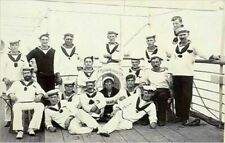 Vtg Photograph Sep 11 1893 Commissioning British HMS Empress of India Battleship picture
