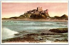 VINTAGE POSTCARD PANORAMIC VIEW OF EDINBURGH CASTLE FROM THE LAKE c. 1915 picture