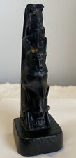 Miniature Totem Figurine Sculpture Woman Frog Eagle Figurine Black Boma? 7