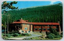 Echo Lake Lodge Idaho Springs Colorado CO Mt Evans Sanborn Chrome Postcard picture