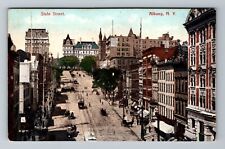 Albany NY-New York, State Street Vintage Souvenir Postcard picture