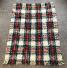 VTG Kilmahog Scotland Mohair Tartan Plaid Throw Blanket picture