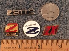 Lot Of 4 Vintage 1980’s Datsun Nissan  240 260 280 Z ZX Lapel Hat Pins Tie Tac picture