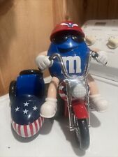 M&M's Blue M&M Peanut on Motorcycle Candy Dispenser picture