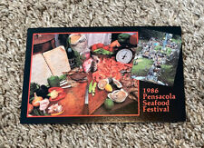 Vintage PENSACOLA SEAFOOD FESTIVAL Postcard Unposted 1986 picture