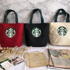 Starbucks Simple Modern Portable Canvas Bag Tote Casual Small Shopping Bag picture