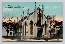 Postcard Huguenot Church Charleston South Carolina SC, Antique H7 picture