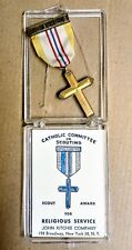 AD ALTARE DEI 1940 Roman Catholic Boy Scout Religious Medal, Apostleship picture
