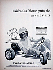 Fairbanks Morse Go Cart Beloit Wisconsin Vintage 1960 Original Print Ad picture