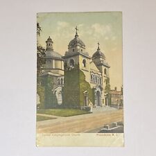 Central Congregational Church Postcard Providence RI 1907 Undivided Back UNP picture