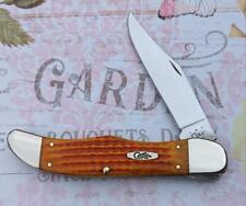 Case 6165 SS Harvest orange bone large folding hunter knife picture