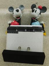 Vintage Walt Disney Mickey And Minnie Mouse Ceramic Address Organizer Very Rare picture