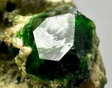 455 Gram Top Green Demantoid Garnet Crystals On Matrix From Neighbor Of Afghan picture