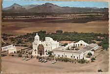 Tucson Arizona Mission San Xavier Del Bac Aerial View 6x4 Postcard c1960 picture