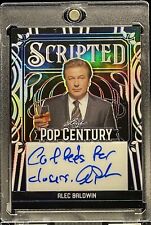 ALEC BALDWIN 2024 LEAF METAL POP CENTURY SCRIPTED AUTO 1/1 COFFEE'S FOR CLOSERS picture