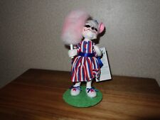 Annalee Patriotic Fourth of July Mouse - Girl with Cotton Candy 8