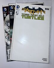 BATMAN TEENAGE MUTANT NINJA TURTLES #1, 2 & 3 [Variant Edition] DC Comics Blank picture