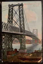 Vintage Postcard 1908 New Williamsburg Bridge, New York (NY) picture