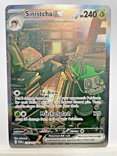 Pokemon cards Sinistcha ex Full Art Double Rare 210/167 Twilight Masquerade picture