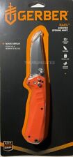 Gerber HAUL Assisted Quick Deploy Orange 3.1 Inch Fine Edge Drop Point -NEW picture