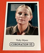 VICKY MYERS as Det Lisa Swain - CORONATION STREET Fan Made Cast Card NEW picture