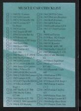 1991 Muscle Cards Checklist nonsport #102 picture
