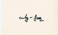 Curly Joe DeRita- Signed Card picture